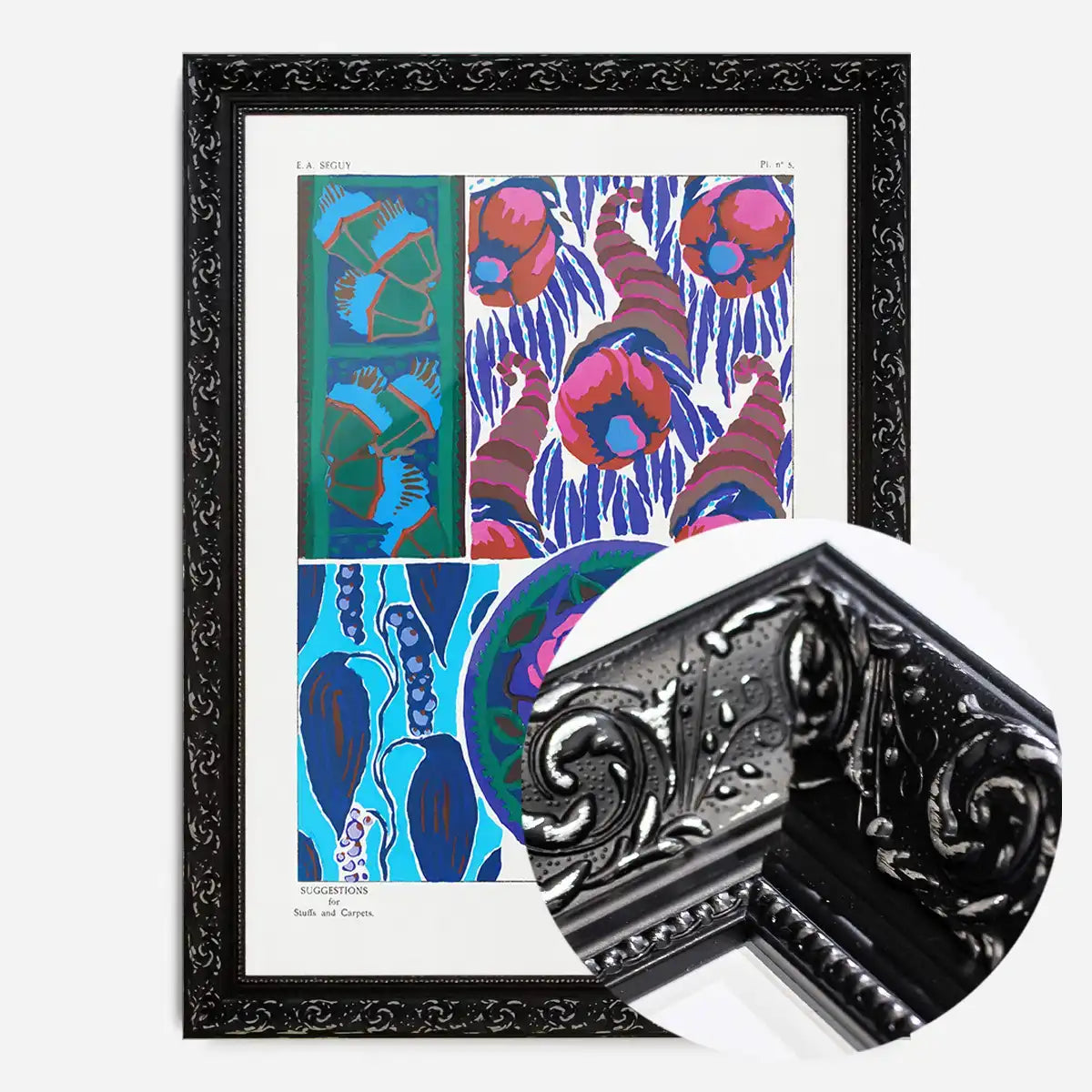 Emile-Alain Séguy Art Nouveau Pattern Print 028