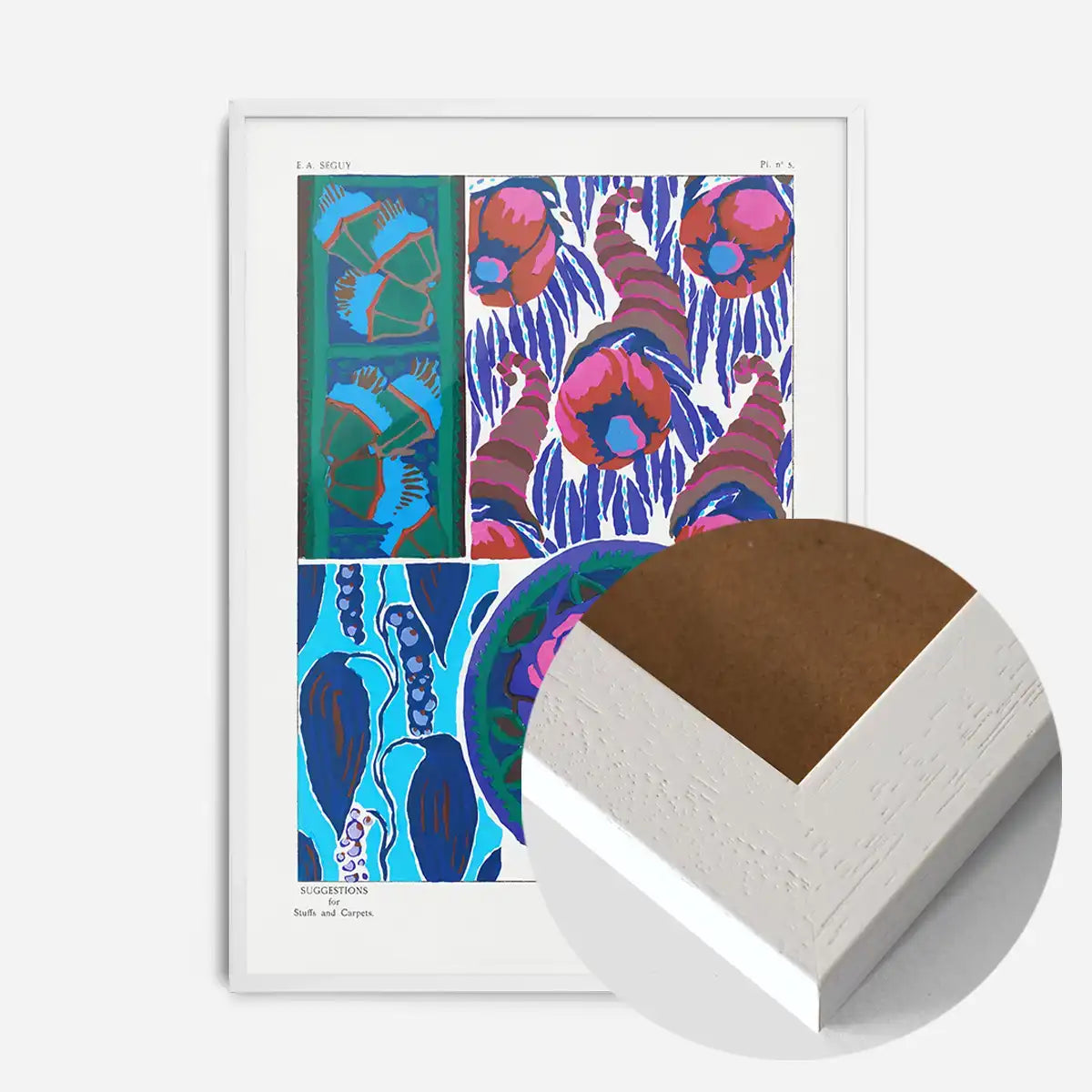 Emile-Alain Séguy Art Nouveau Pattern Print 028