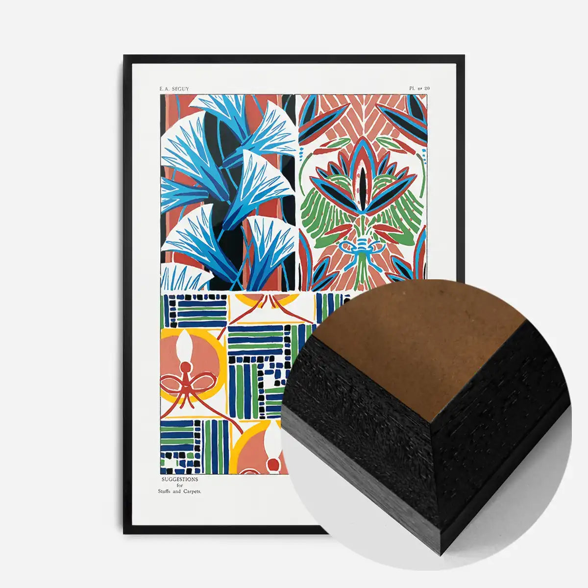 Emile-Alain Séguy Art Nouveau Pattern Print 029