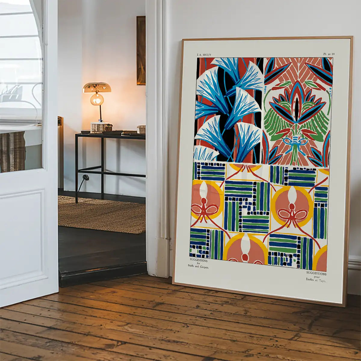 Emile-Alain Séguy Art Nouveau Pattern Print 029