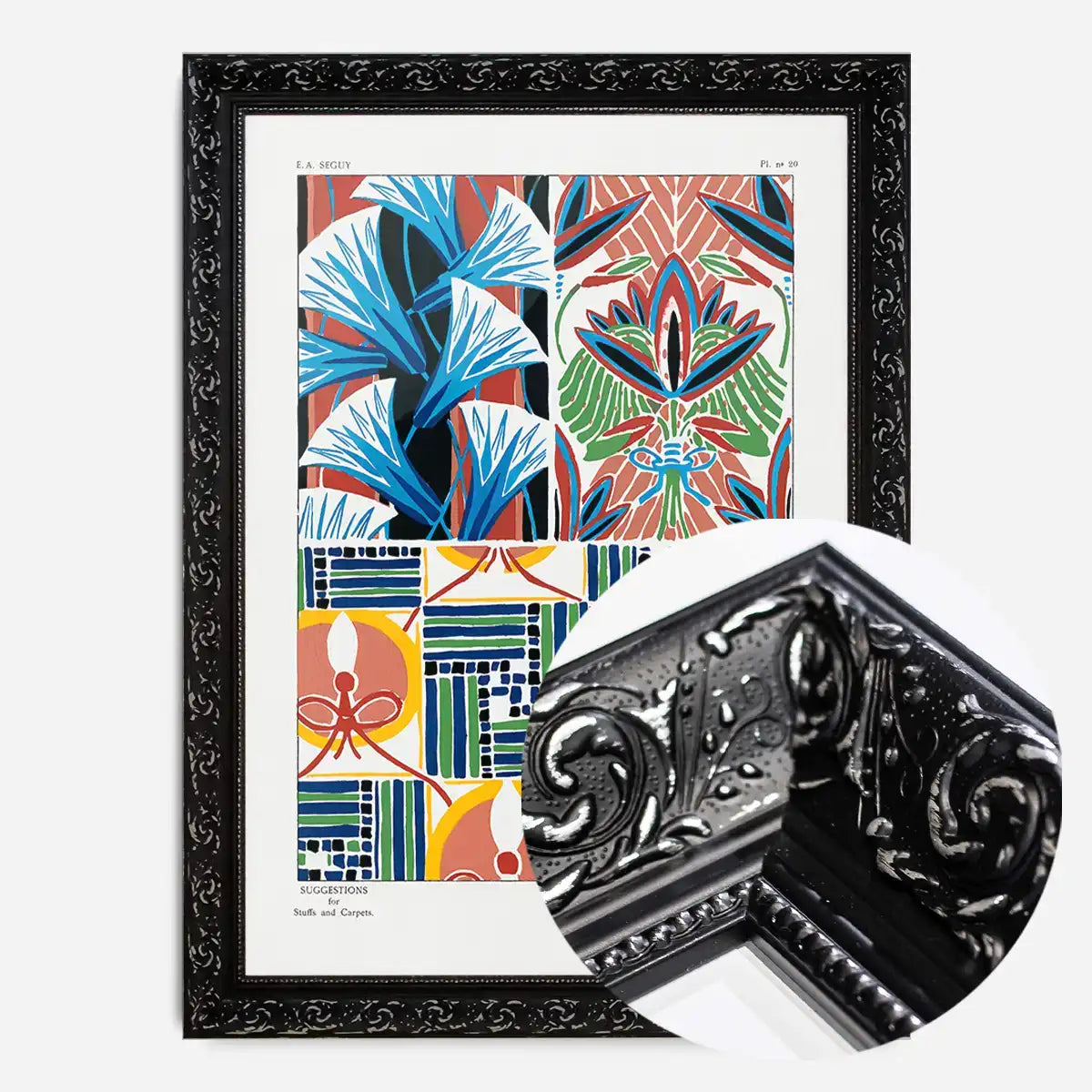 Emile-Alain Séguy Art Nouveau Pattern Print 029
