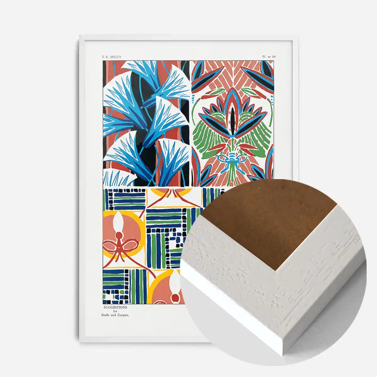 Emile-Alain Séguy Art Nouveau Pattern Print 029