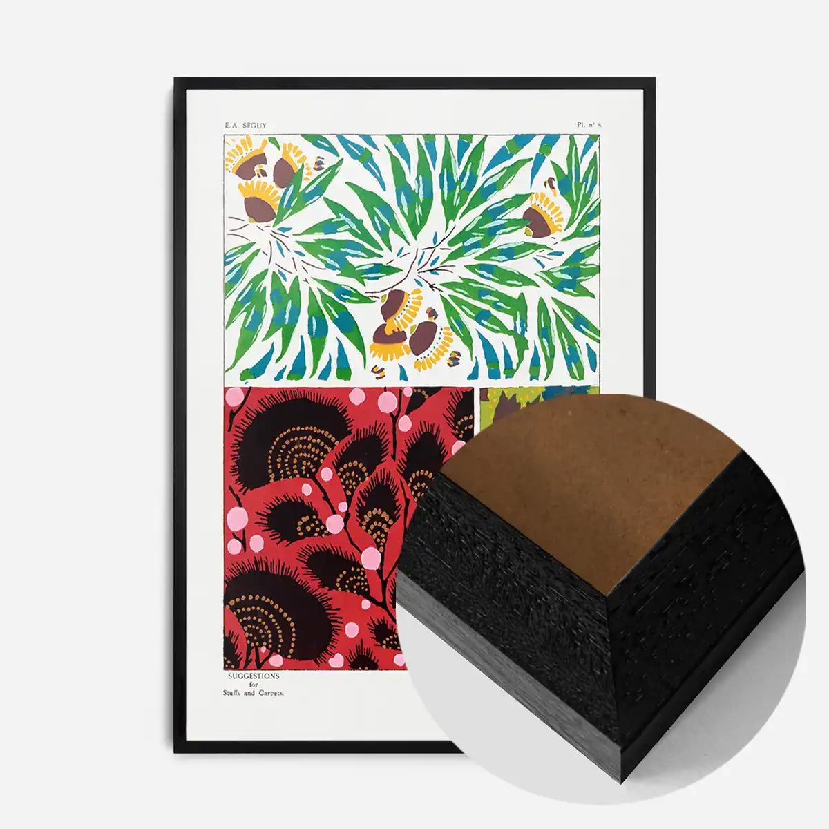 Emile-Alain Séguy Art Nouveau Pattern Print 030