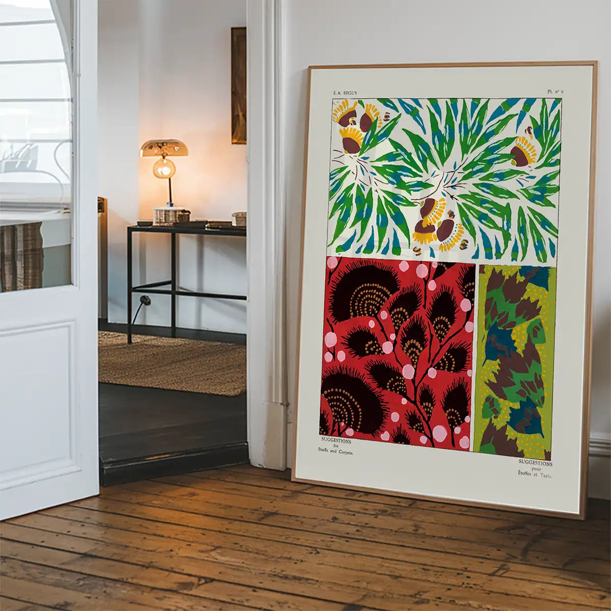 Emile-Alain Séguy Art Nouveau Pattern Print 030
