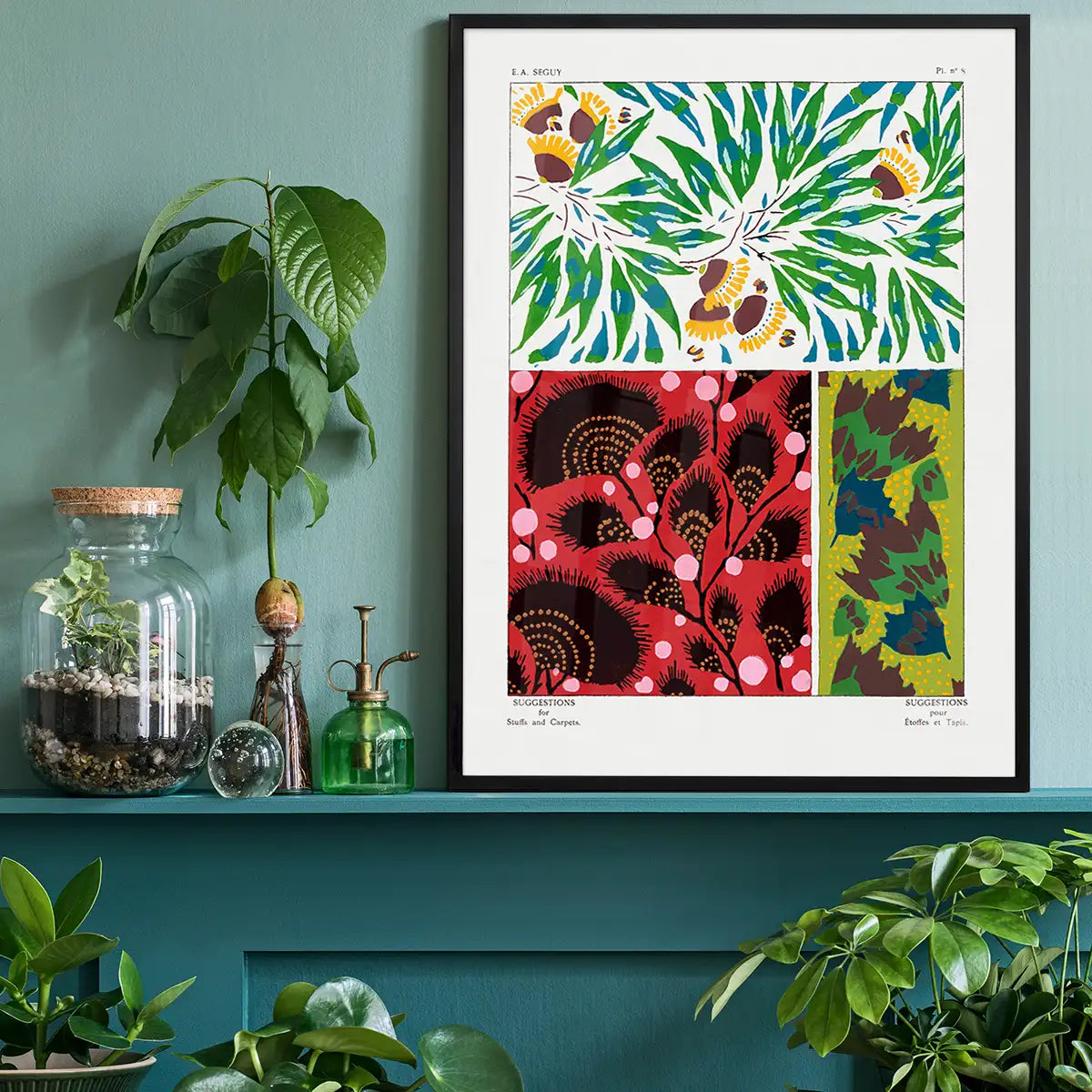 Emile-Alain Séguy Art Nouveau Pattern Print 030