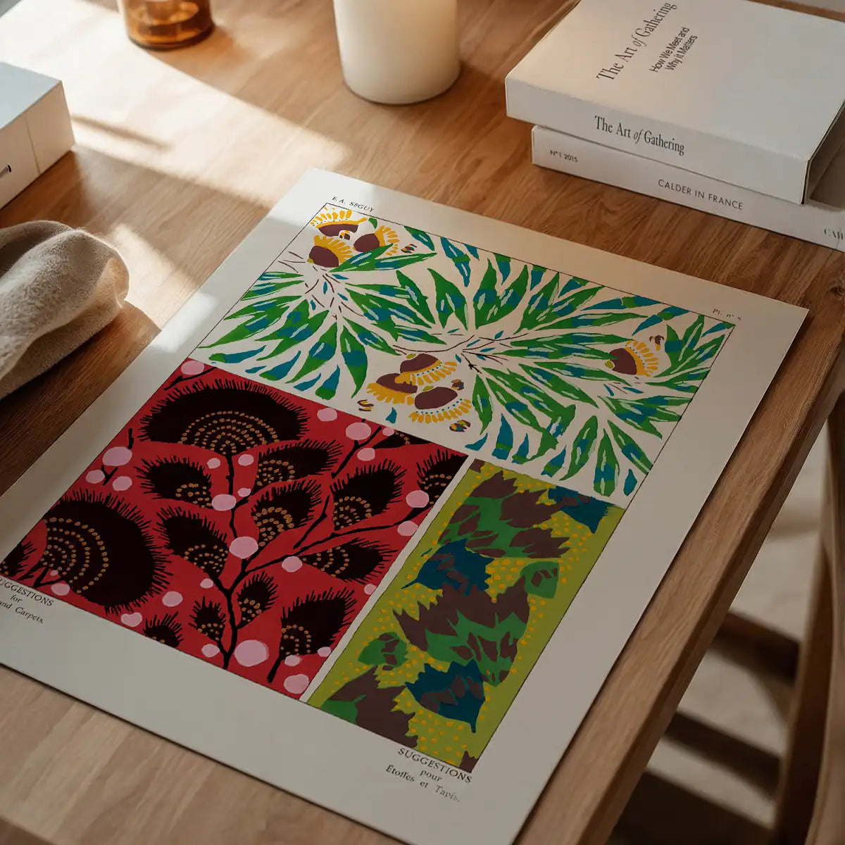 Emile-Alain Séguy Art Nouveau Pattern Print 030
