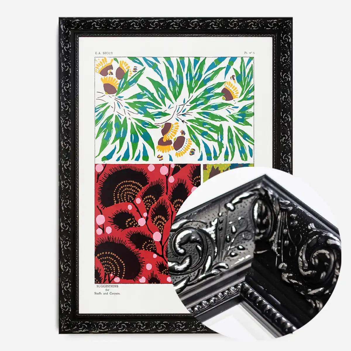 Emile-Alain Séguy Art Nouveau Pattern Print 030