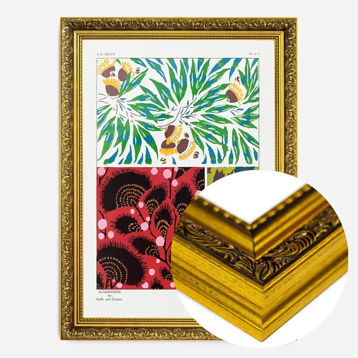 Emile-Alain Séguy Art Nouveau Pattern Print 030
