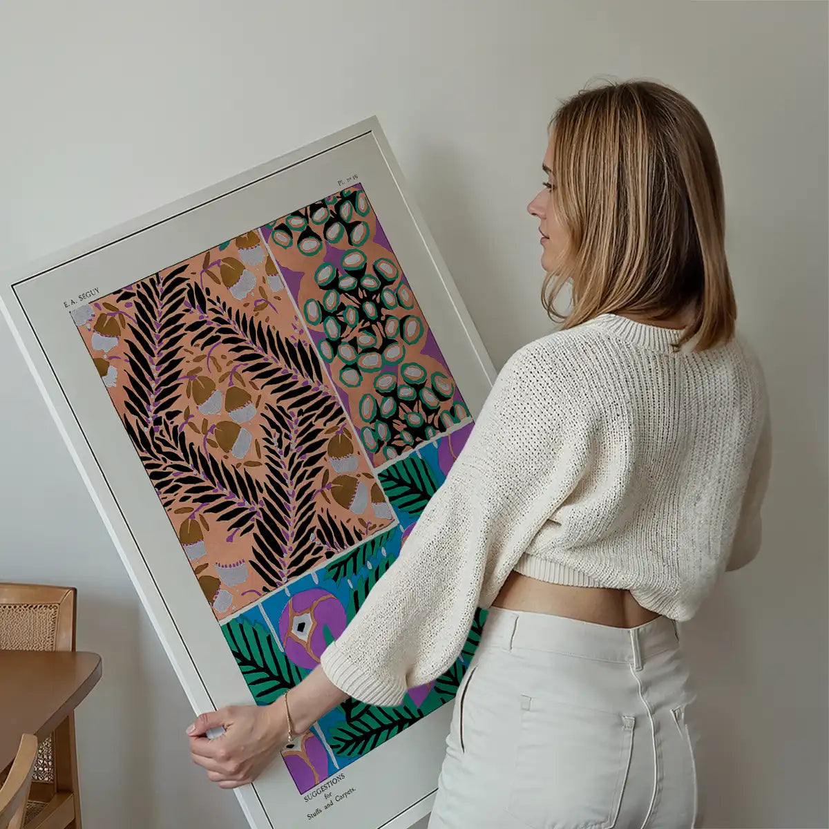 Emile-Alain Séguy Art Nouveau Pattern Print 031