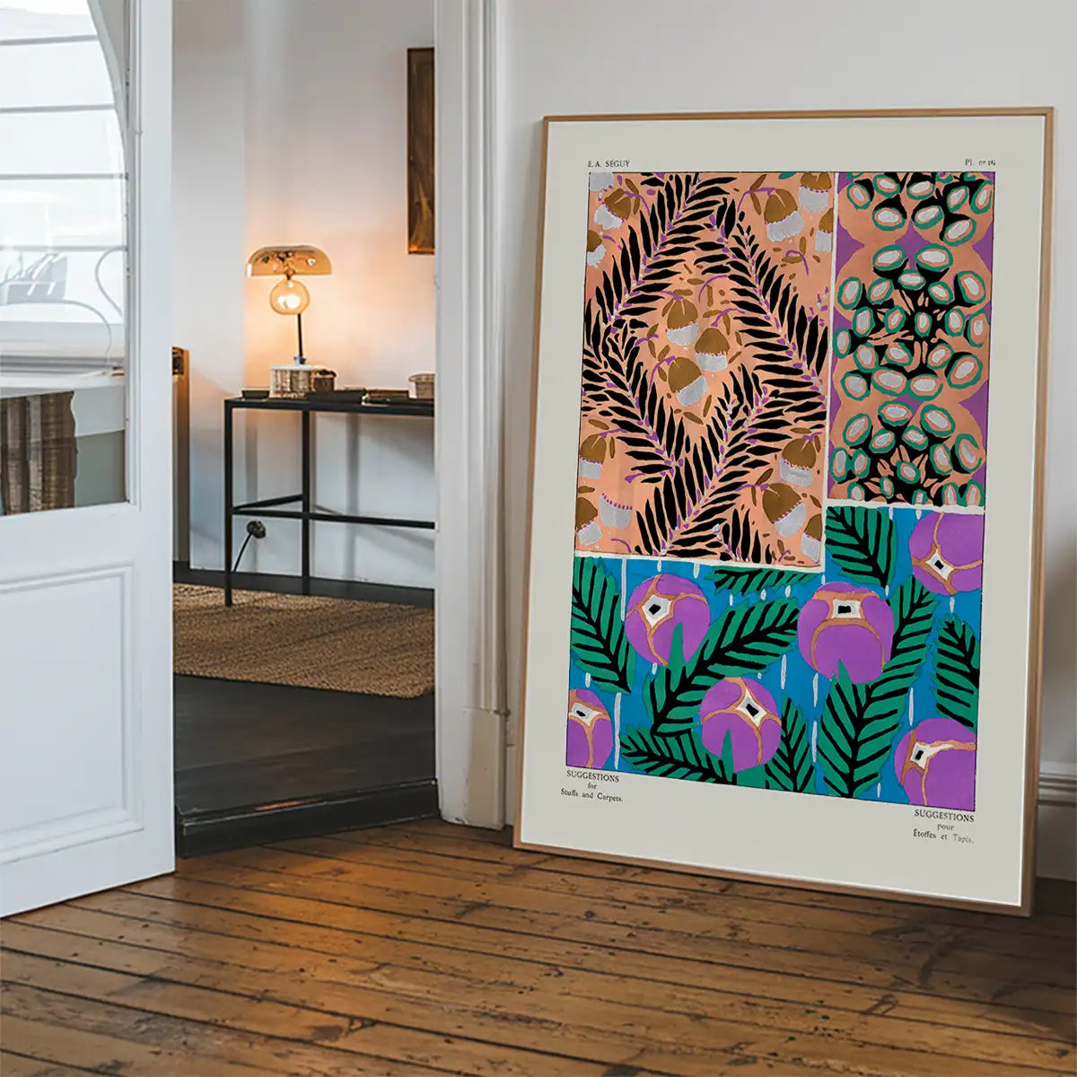 Emile-Alain Séguy Art Nouveau Pattern Print 031