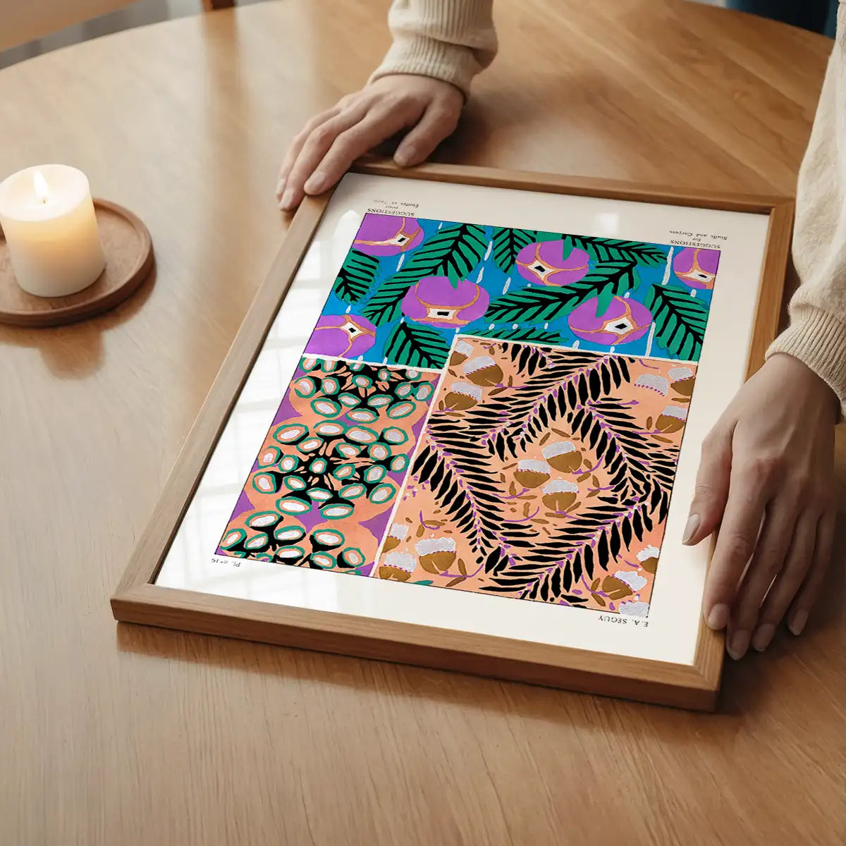 Emile-Alain Séguy Art Nouveau Pattern Print 031