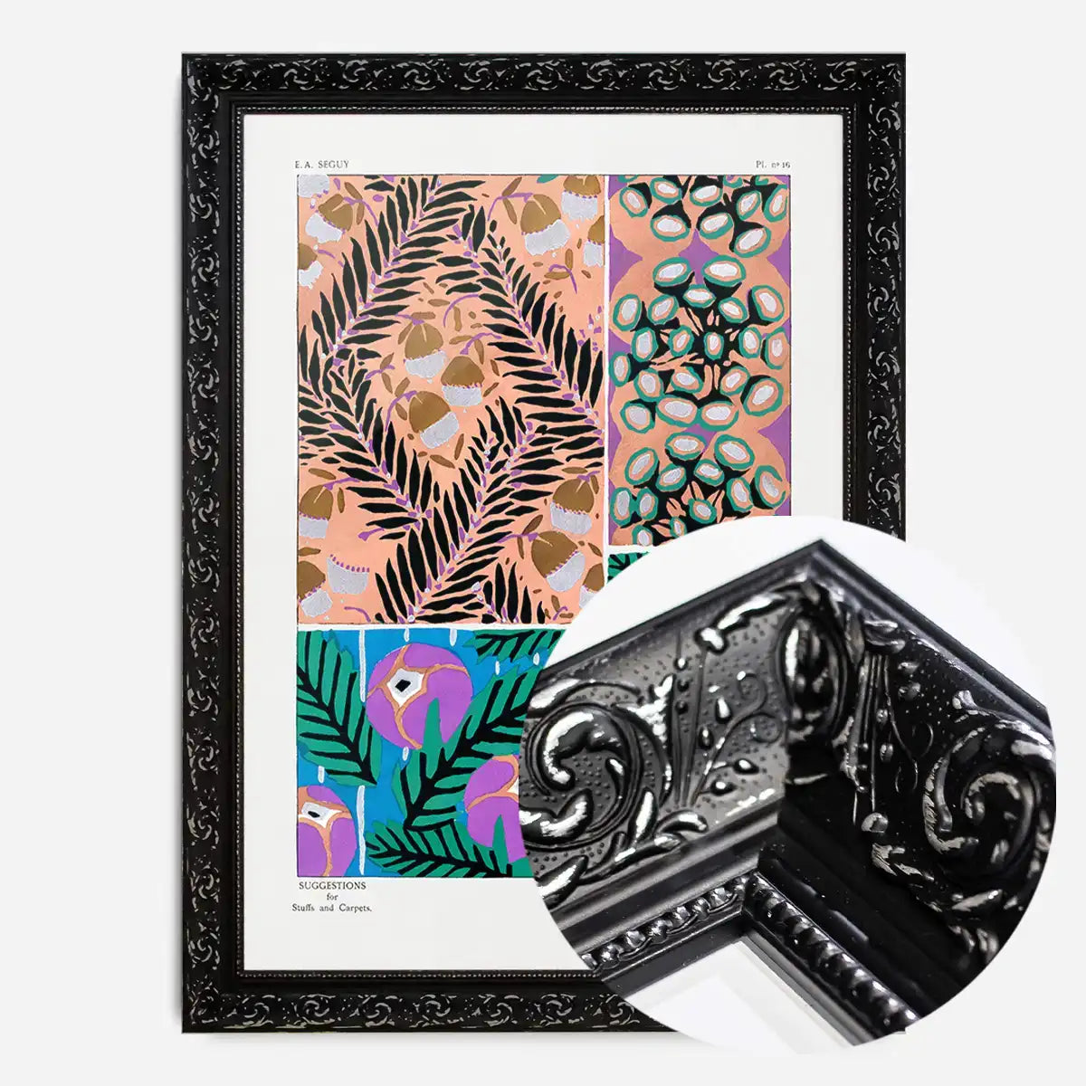 Emile-Alain Séguy Art Nouveau Pattern Print 031