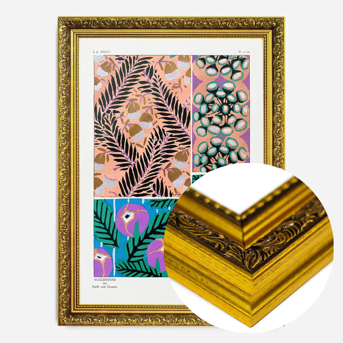 Emile-Alain Séguy Art Nouveau Pattern Print 031