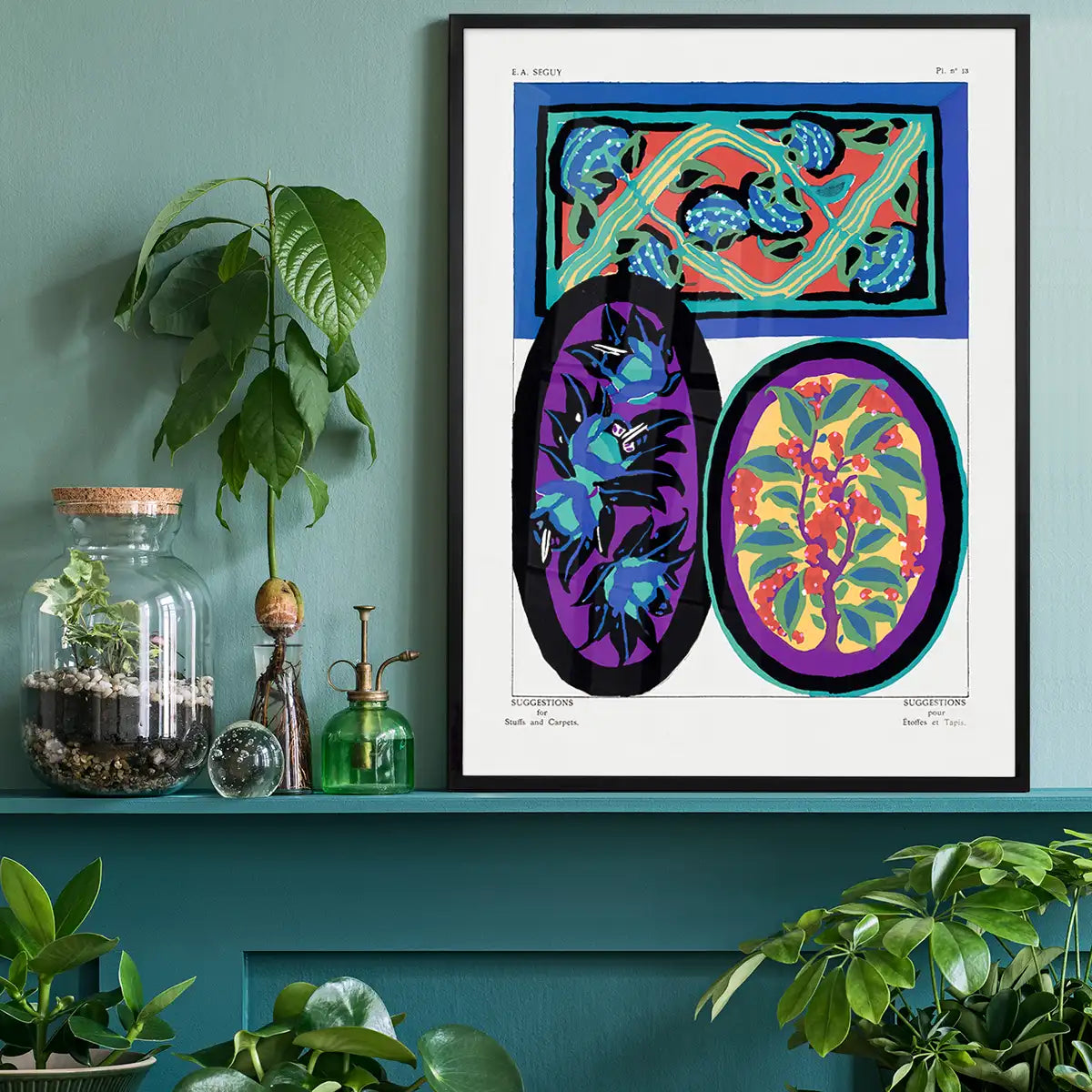 Emile-Alain Séguy Art Nouveau Pattern Print 032