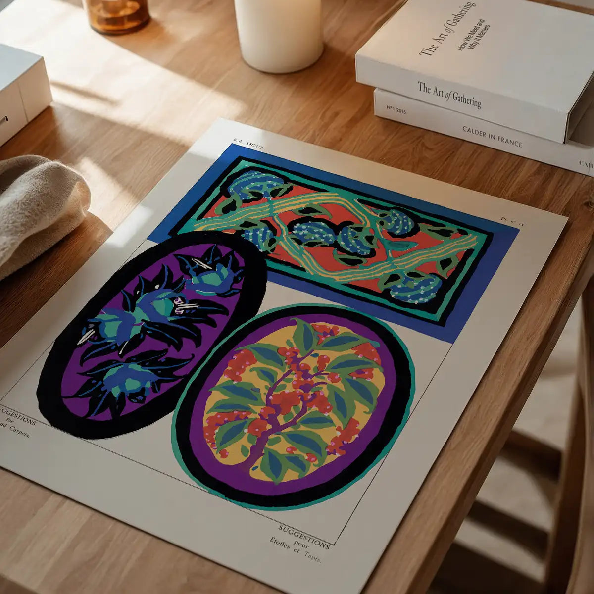 Emile-Alain Séguy Art Nouveau Pattern Print 032