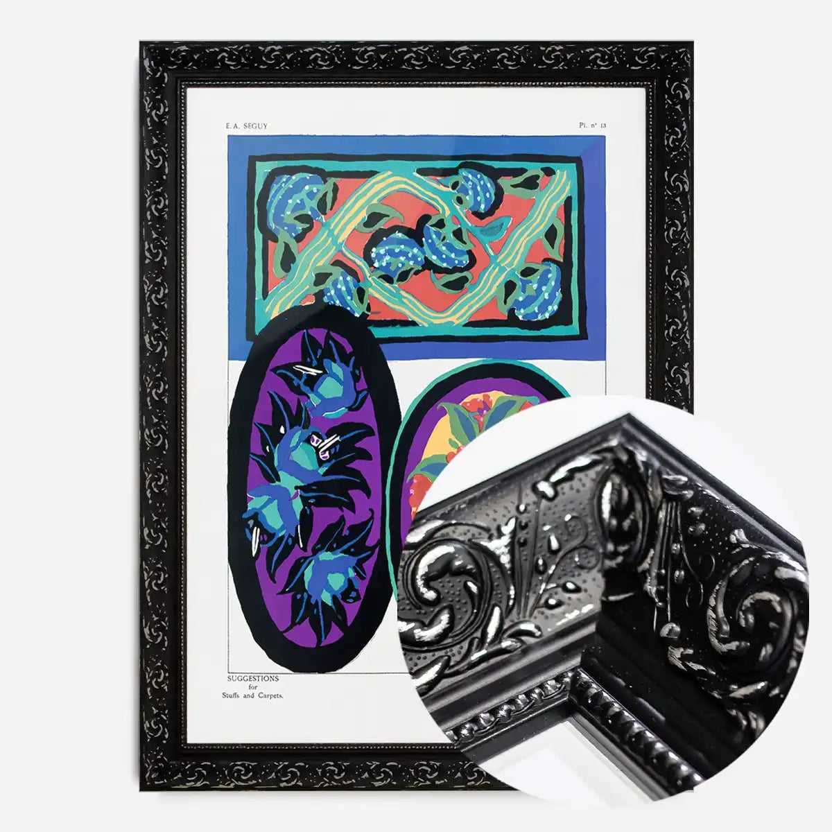 Emile-Alain Séguy Art Nouveau Pattern Print 032