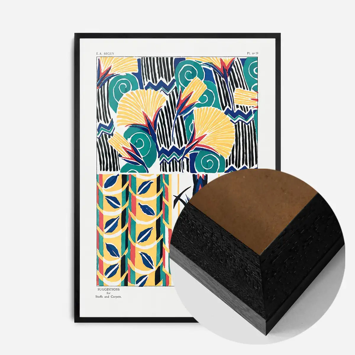 Emile-Alain Séguy Art Nouveau Pattern Print 033