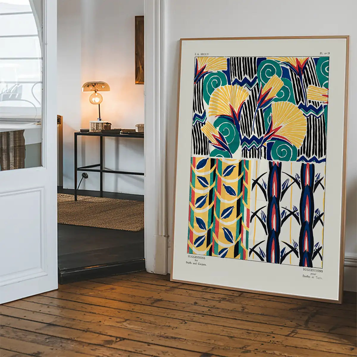 Emile-Alain Séguy Art Nouveau Pattern Print 033