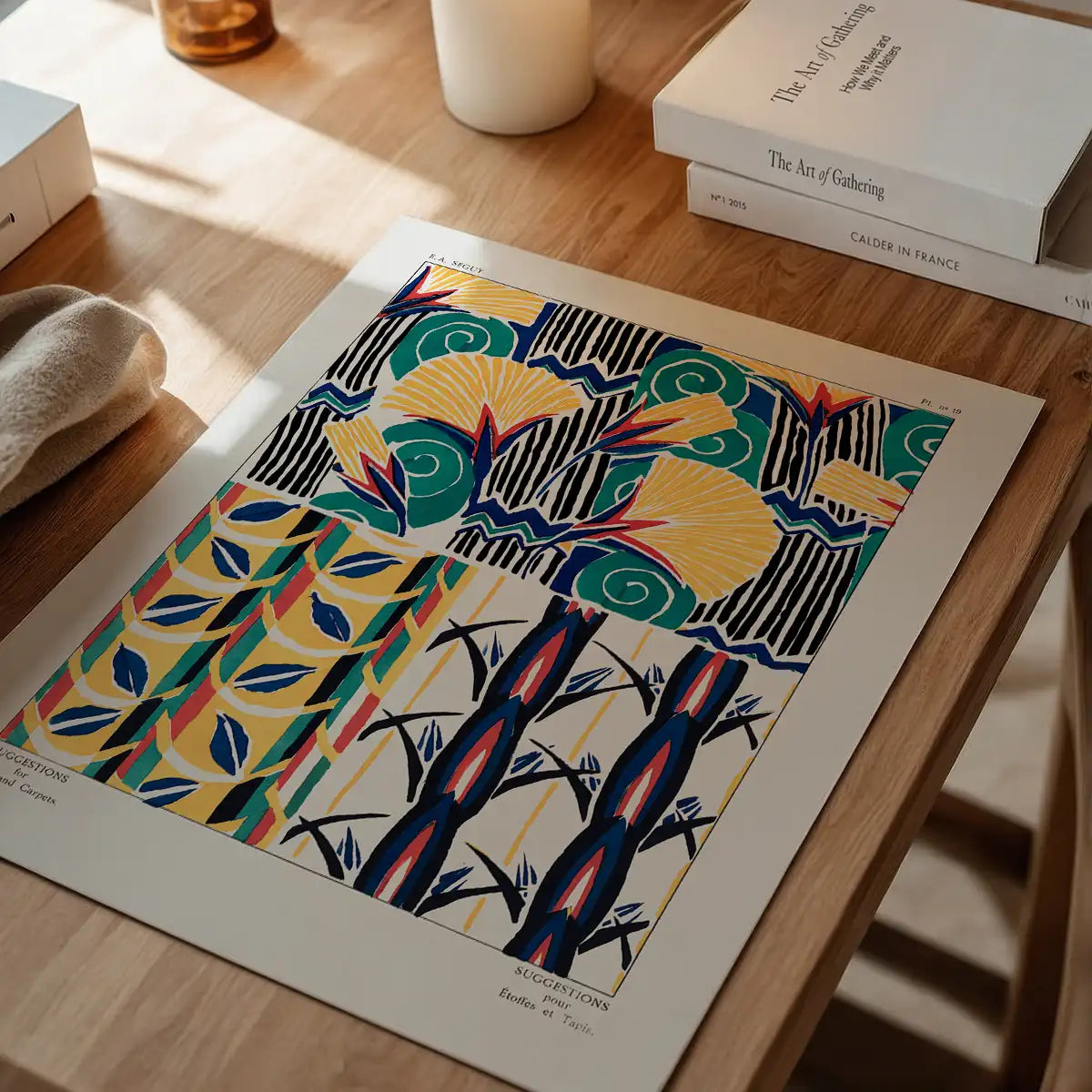 Emile-Alain Séguy Art Nouveau Pattern Print 033