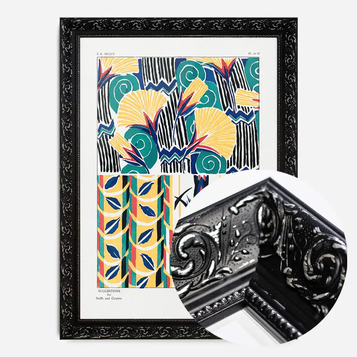Emile-Alain Séguy Art Nouveau Pattern Print 033