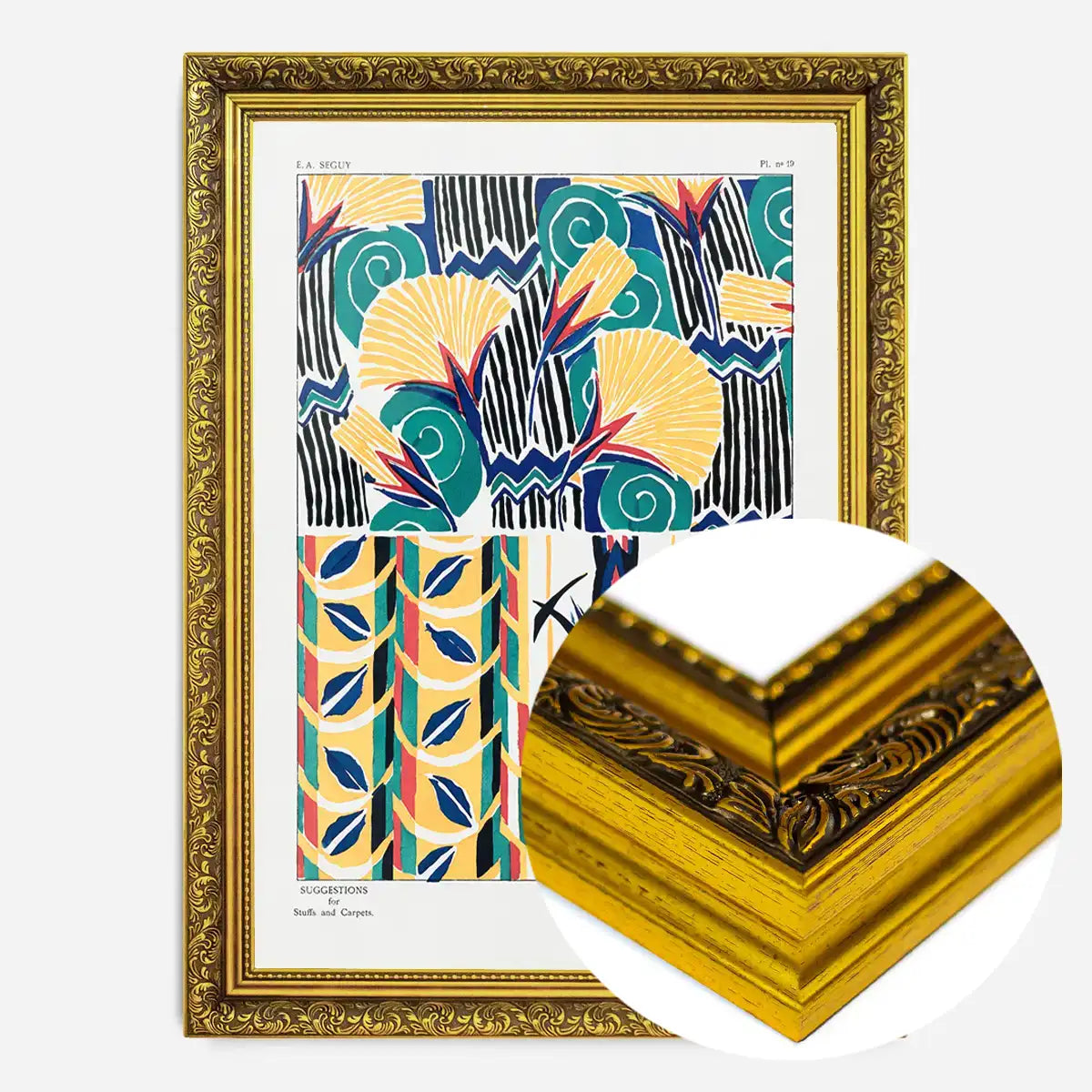 Emile-Alain Séguy Art Nouveau Pattern Print 033