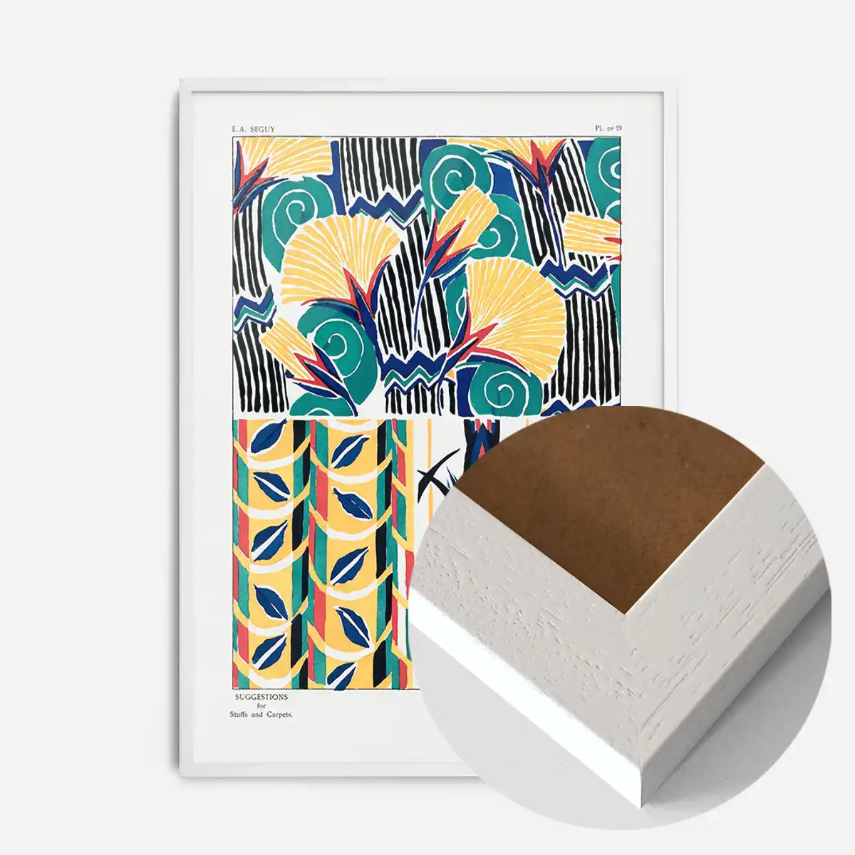 Emile-Alain Séguy Art Nouveau Pattern Print 033