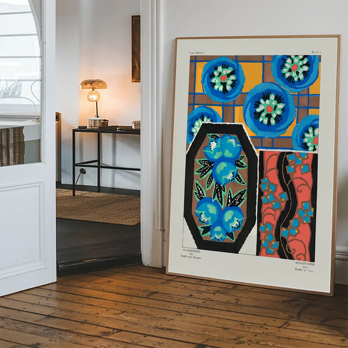 Emile-Alain Séguy Art Nouveau Pattern Print 034