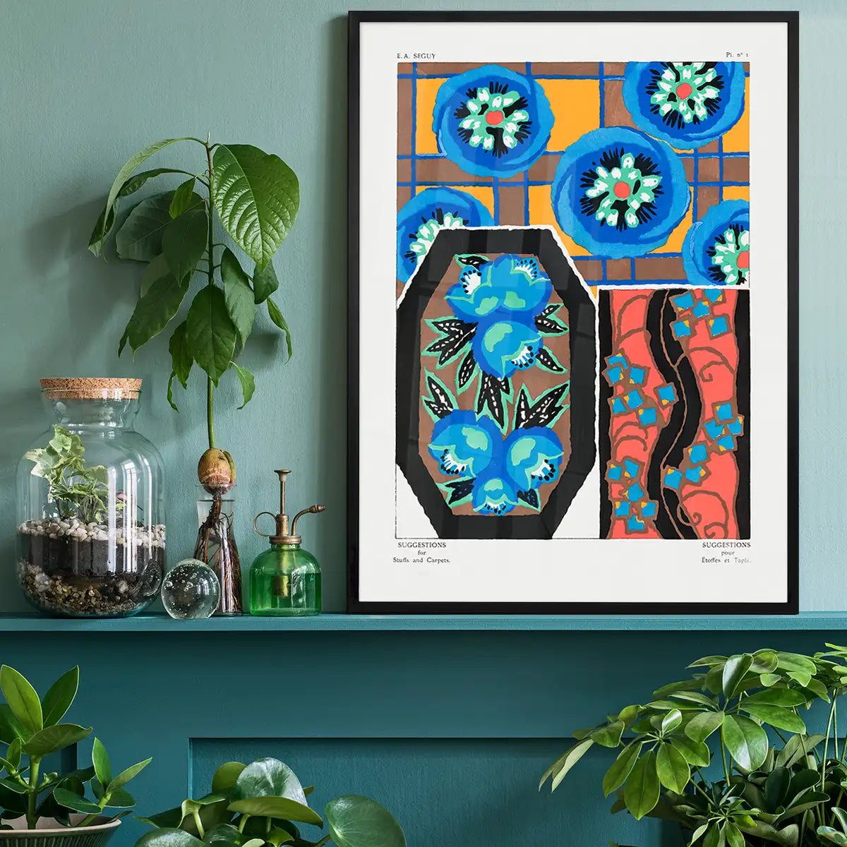 Emile-Alain Séguy Art Nouveau Pattern Print 034