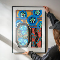 Emile-Alain Séguy Art Nouveau Pattern Print 034