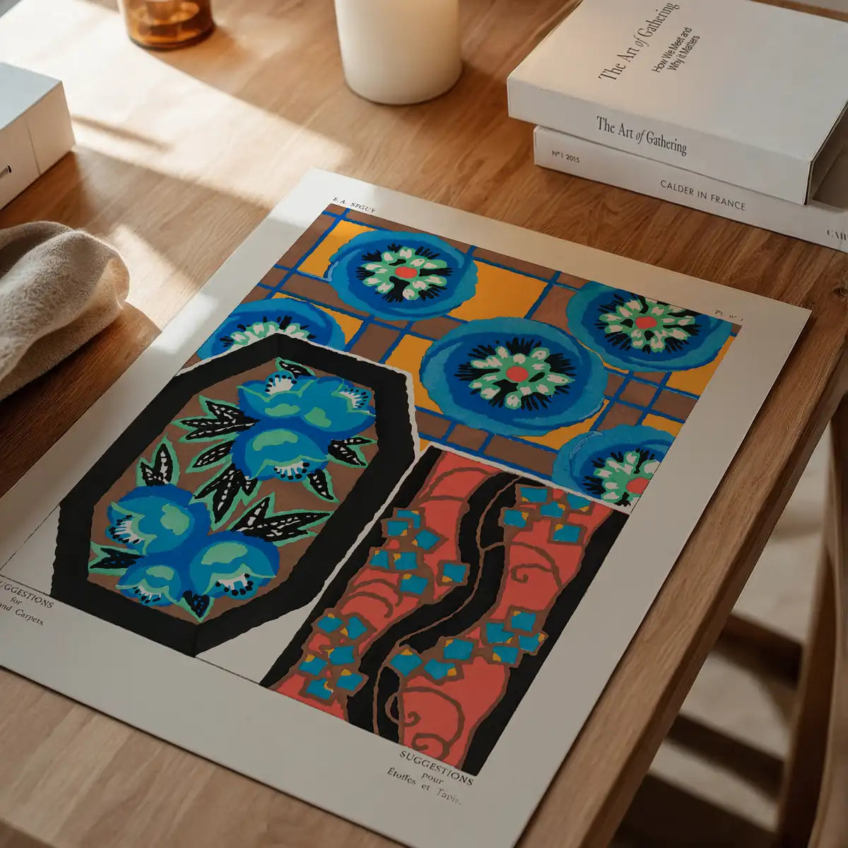 Emile-Alain Séguy Art Nouveau Pattern Print 034