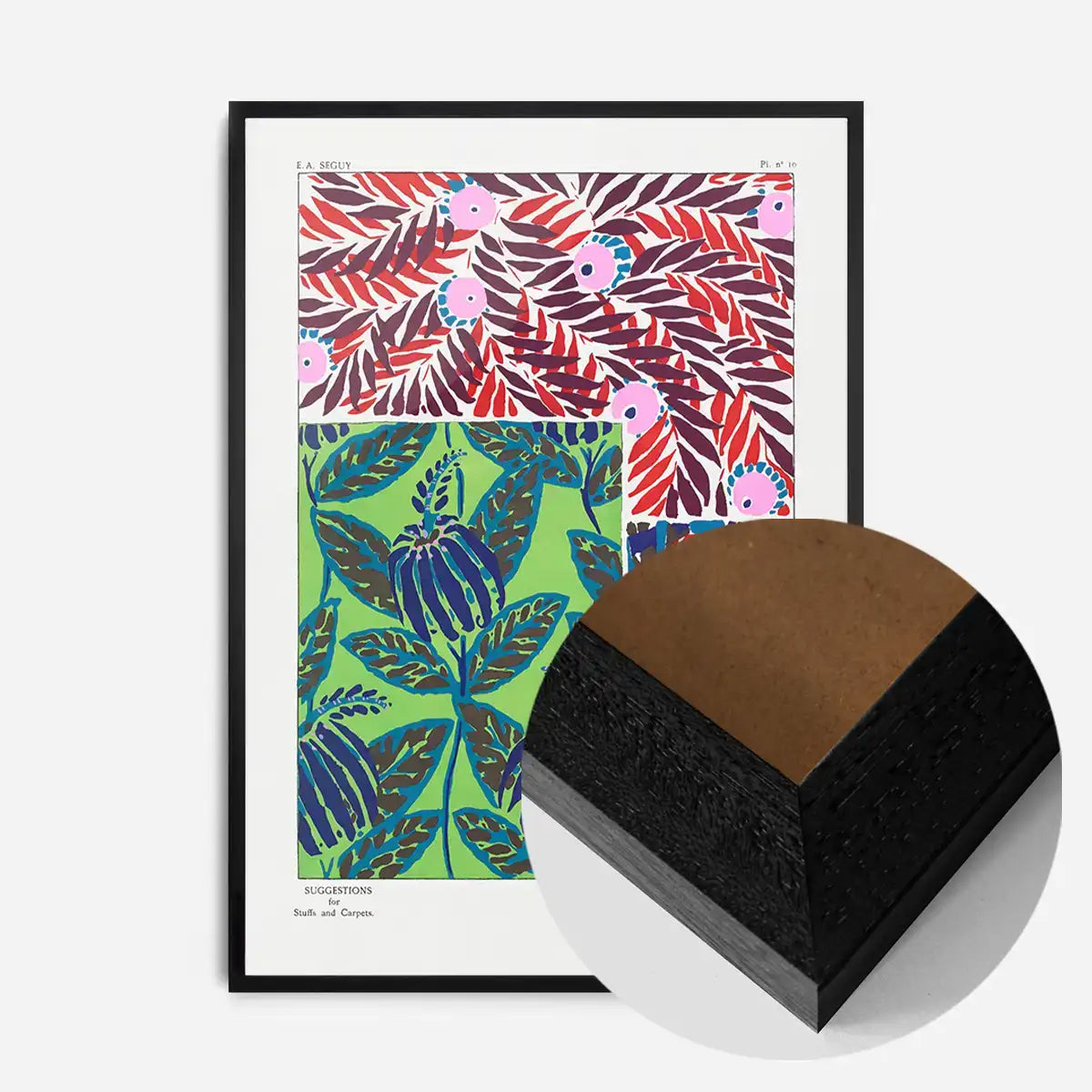 Emile-Alain Séguy Art Nouveau Pattern Print 035