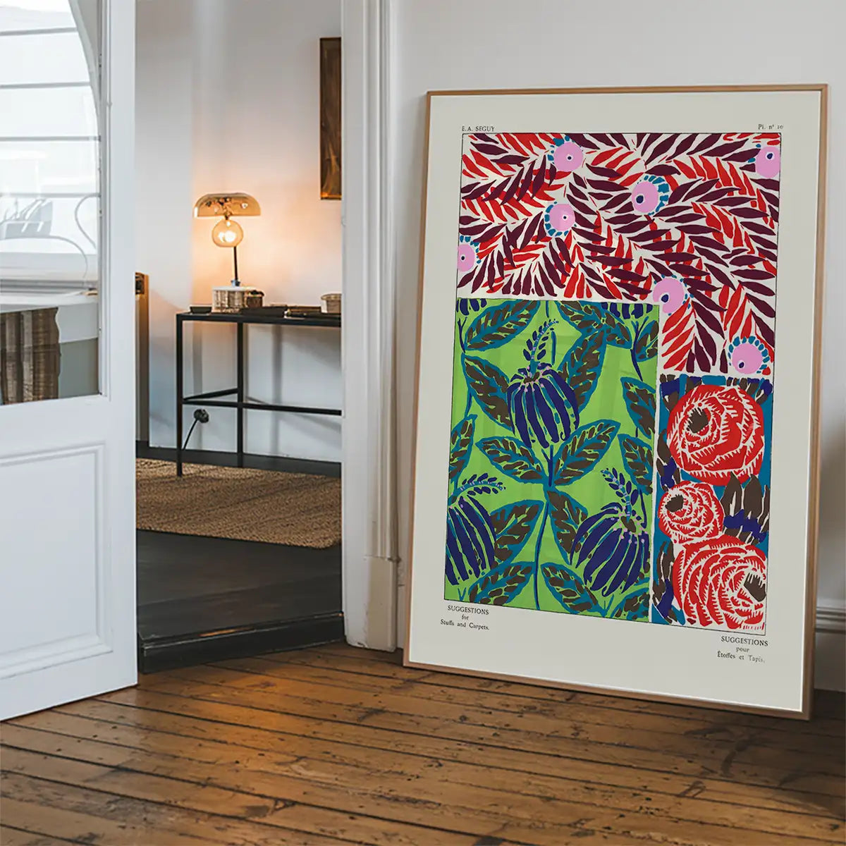 Emile-Alain Séguy Art Nouveau Pattern Print 035
