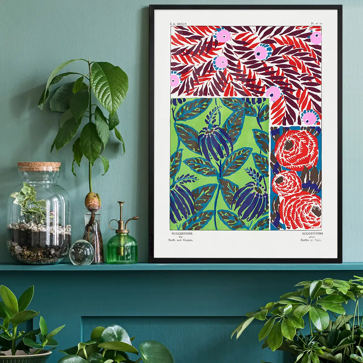 Emile-Alain Séguy Art Nouveau Pattern Print 035