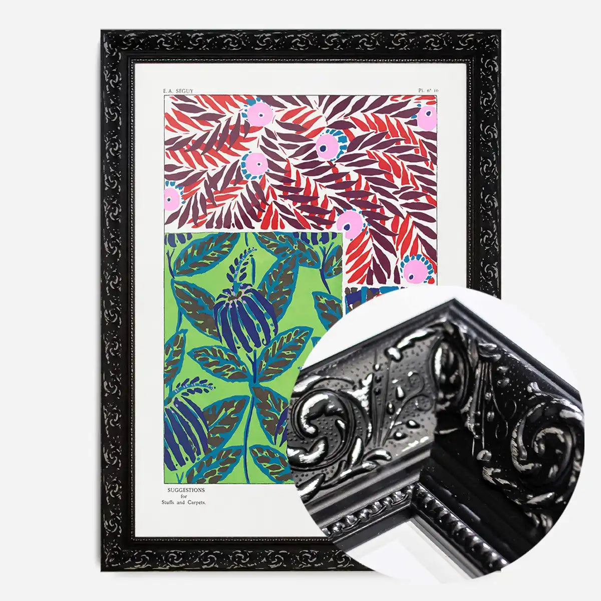 Emile-Alain Séguy Art Nouveau Pattern Print 035