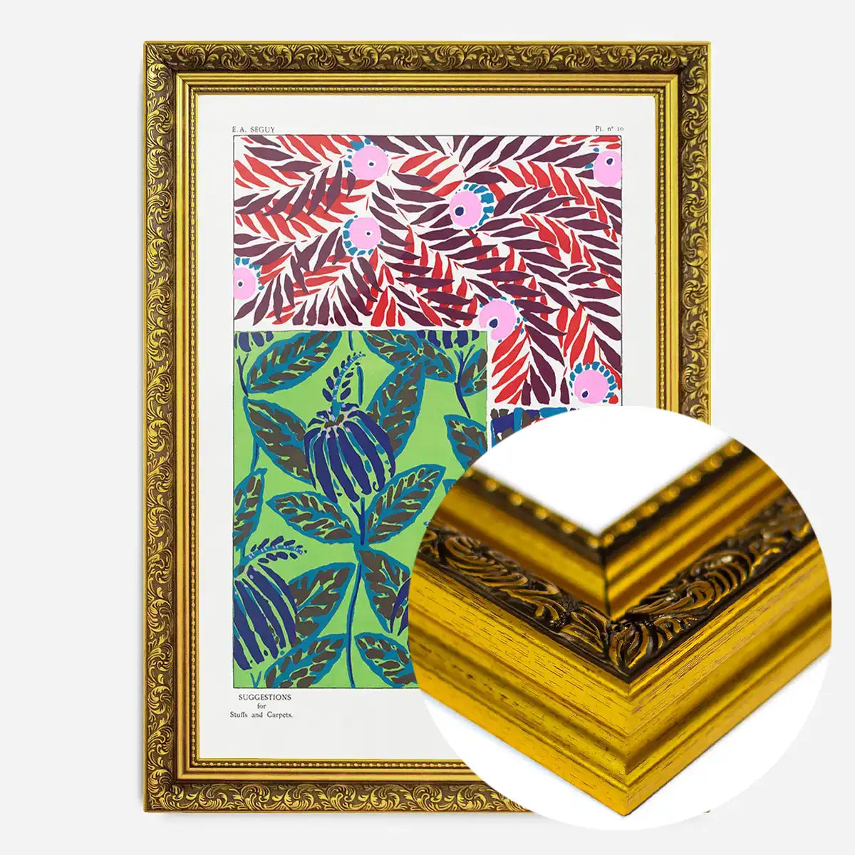 Emile-Alain Séguy Art Nouveau Pattern Print 035