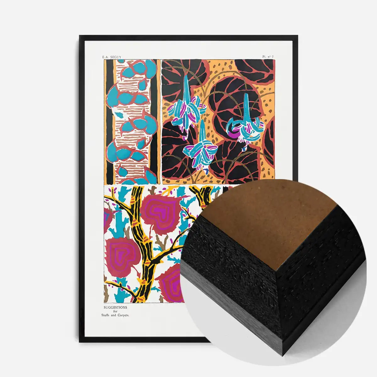 Emile-Alain Séguy Art Nouveau Pattern Print 036