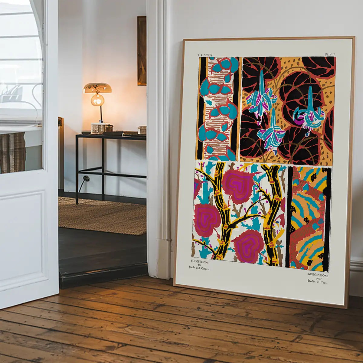 Emile-Alain Séguy Art Nouveau Pattern Print 036
