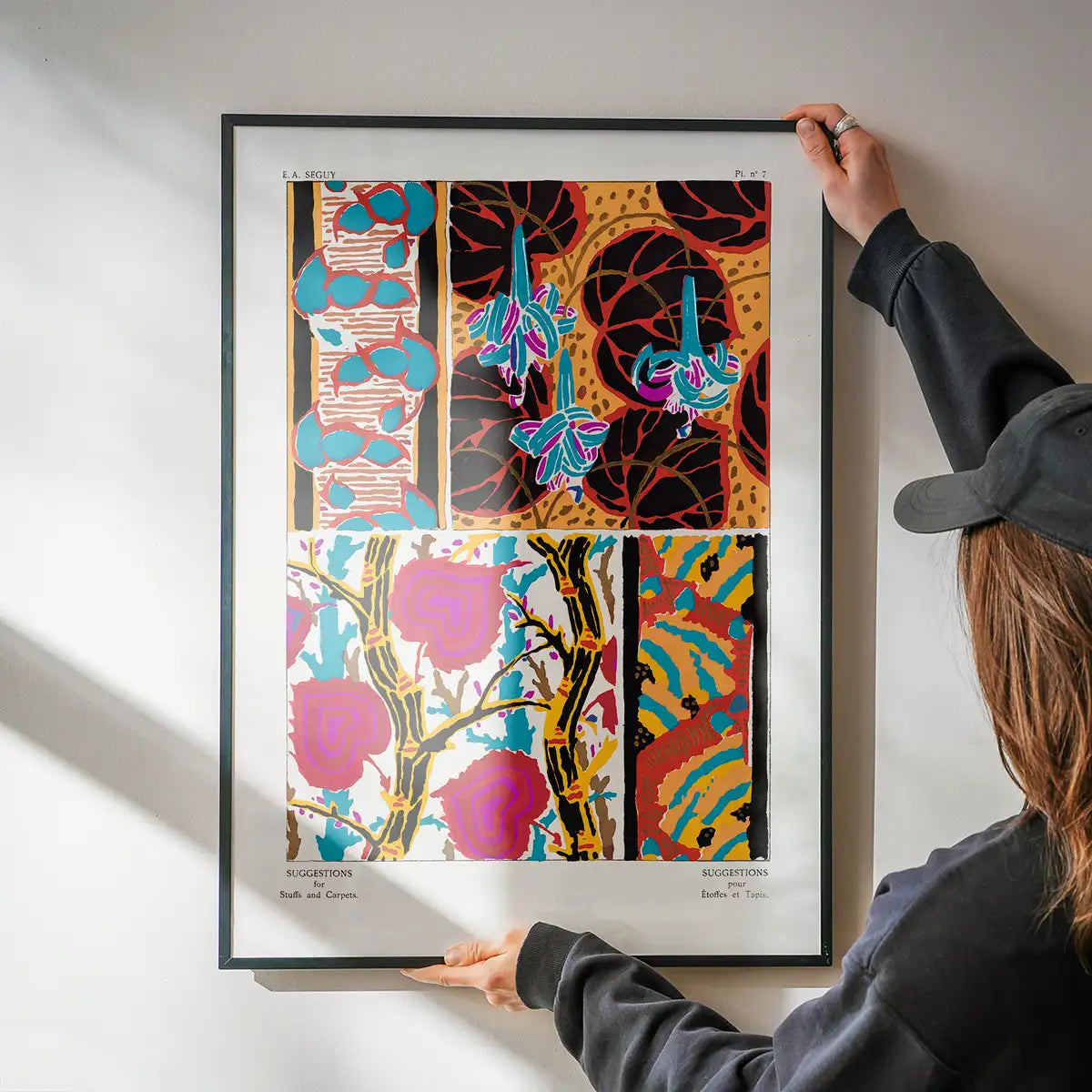 Emile-Alain Séguy Art Nouveau Pattern Print 036