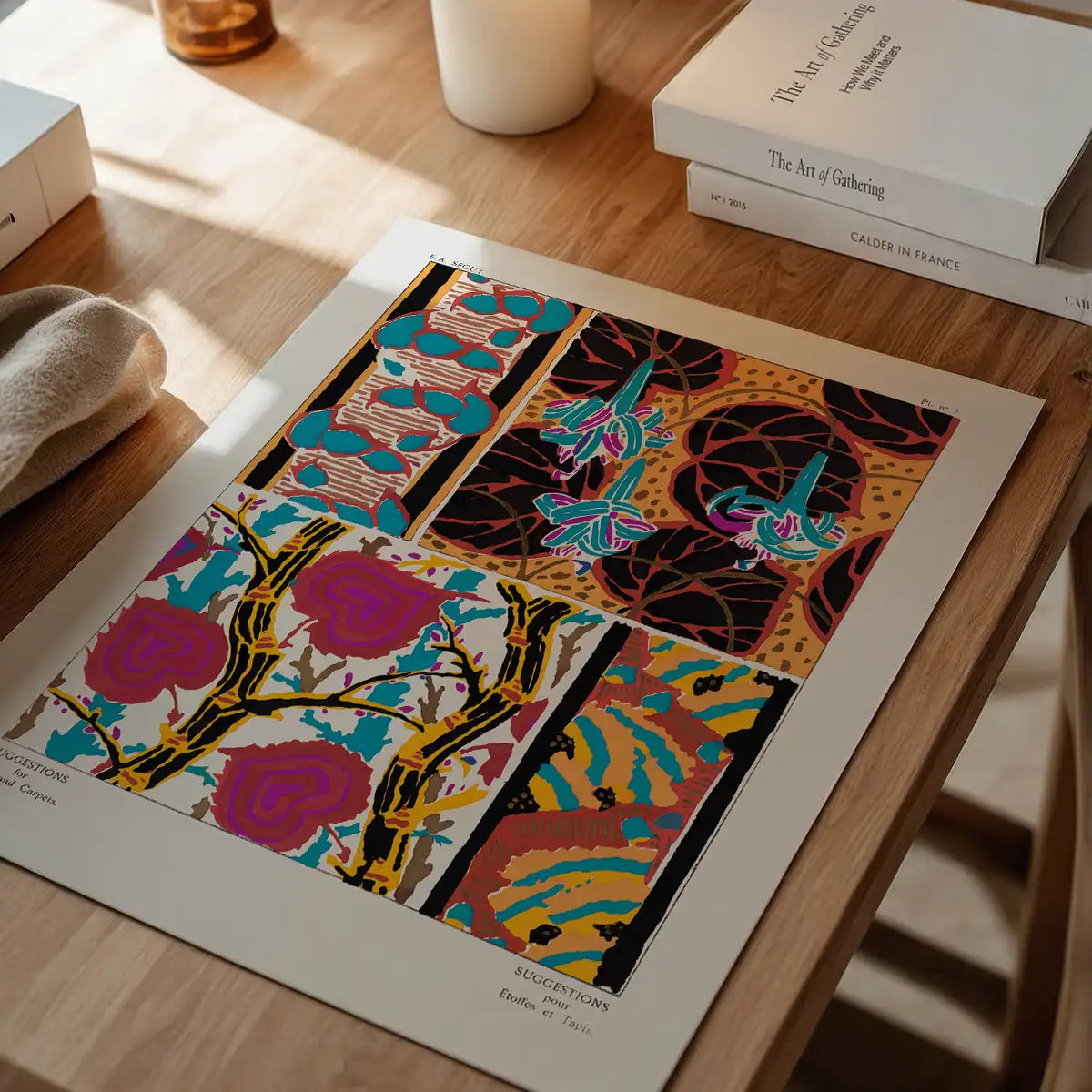Emile-Alain Séguy Art Nouveau Pattern Print 036