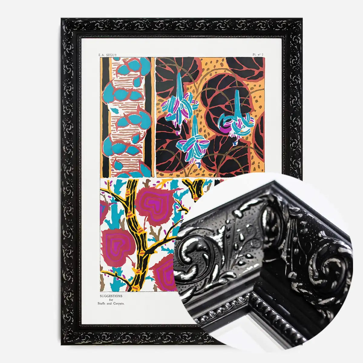 Emile-Alain Séguy Art Nouveau Pattern Print 036