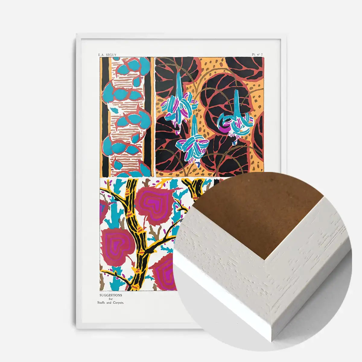 Emile-Alain Séguy Art Nouveau Pattern Print 036