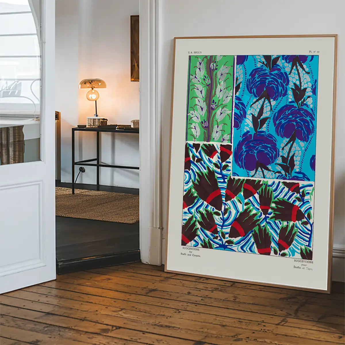 Emile-Alain Séguy Art Nouveau Pattern Print 037