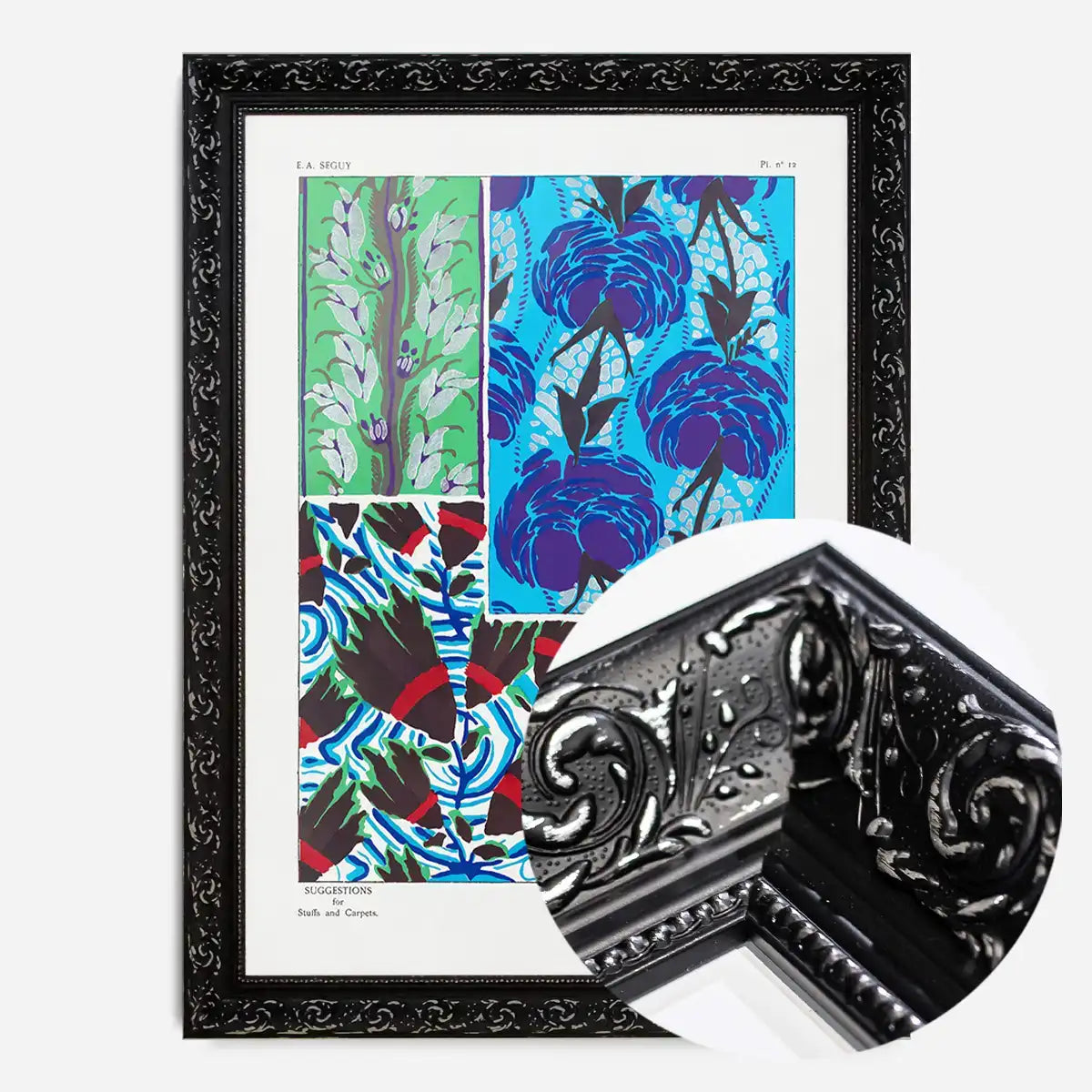 Emile-Alain Séguy Art Nouveau Pattern Print 037