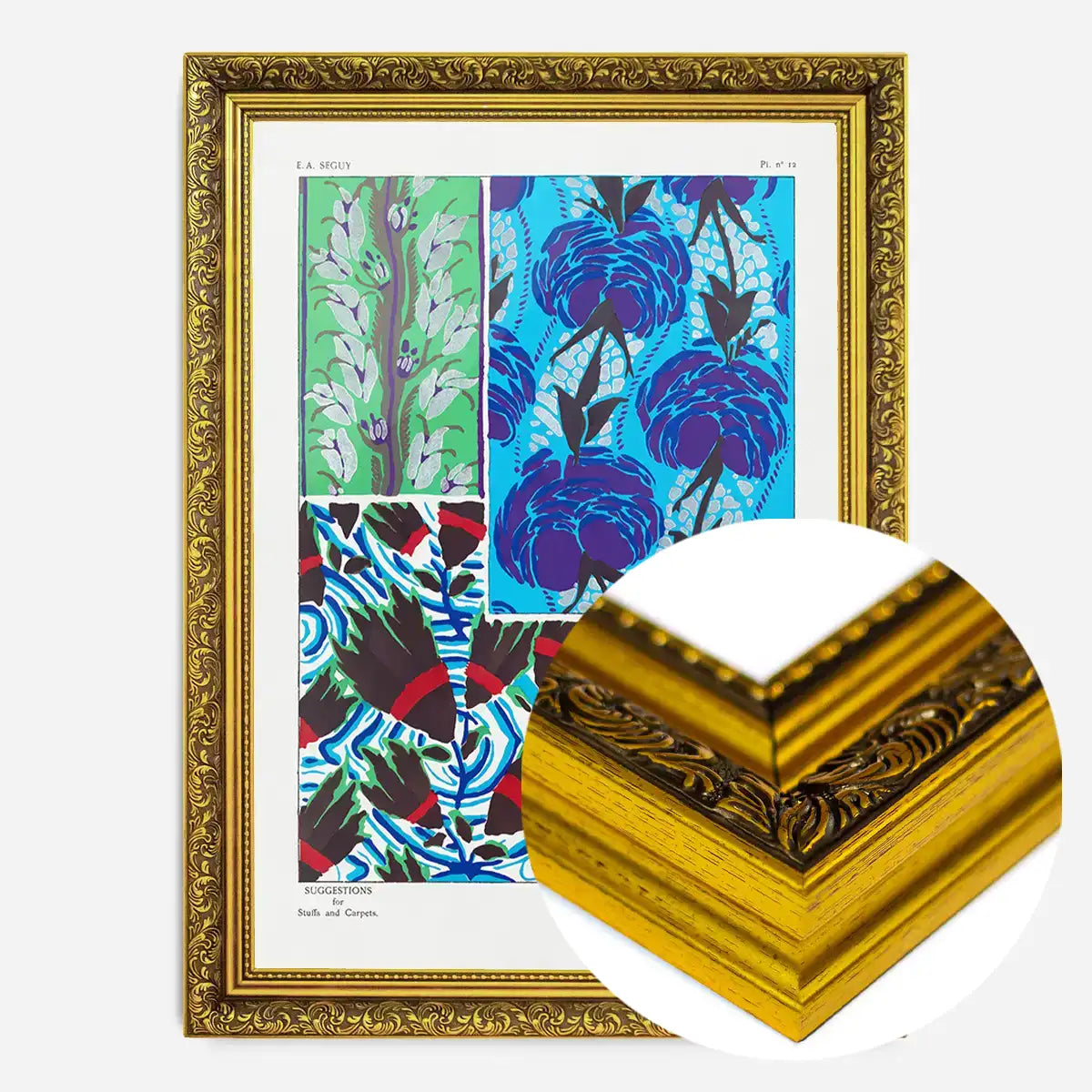 Emile-Alain Séguy Art Nouveau Pattern Print 037