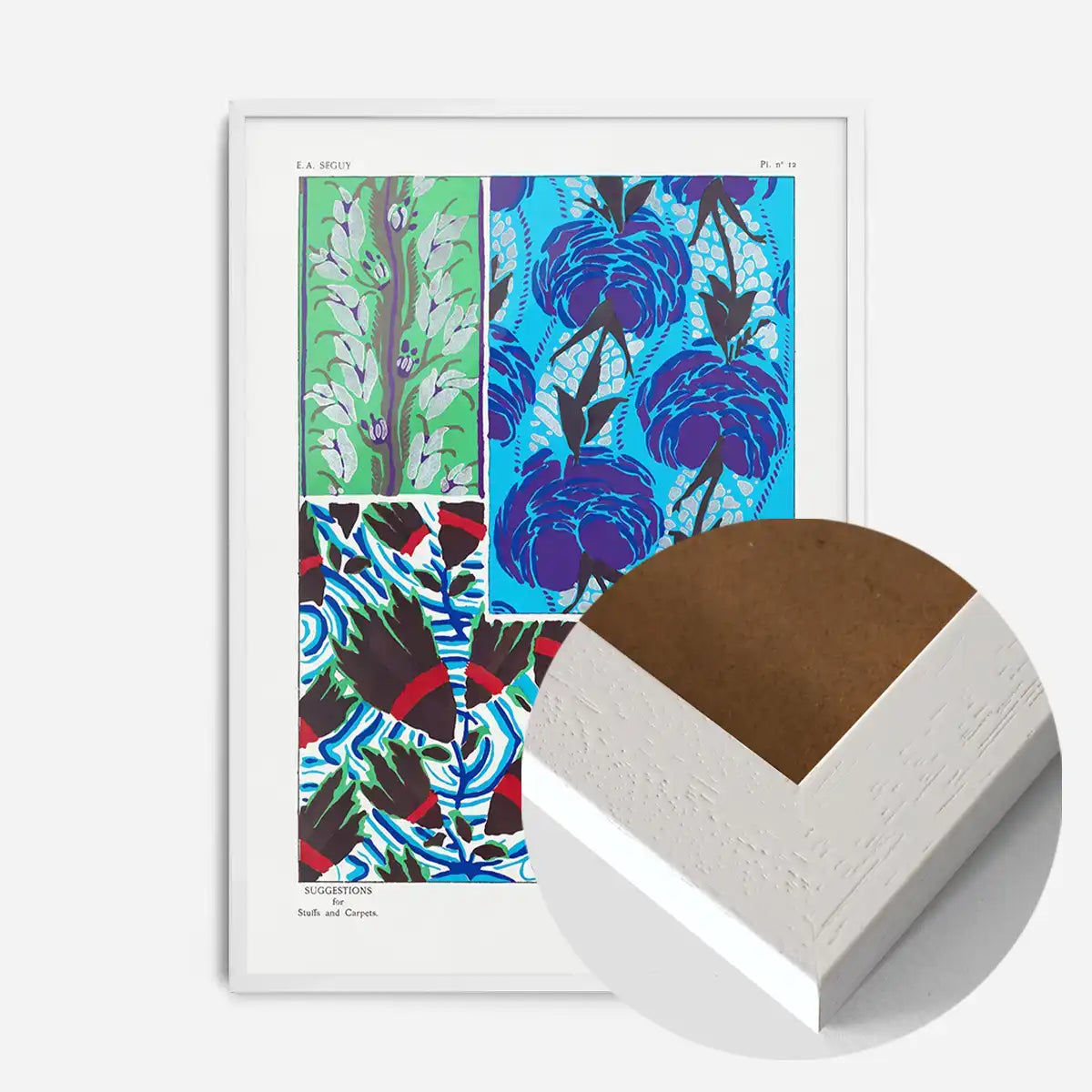 Emile-Alain Séguy Art Nouveau Pattern Print 037
