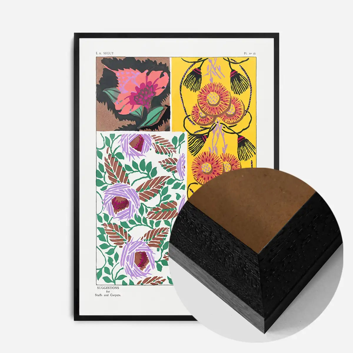 Emile-Alain Séguy Art Nouveau Pattern Print 038