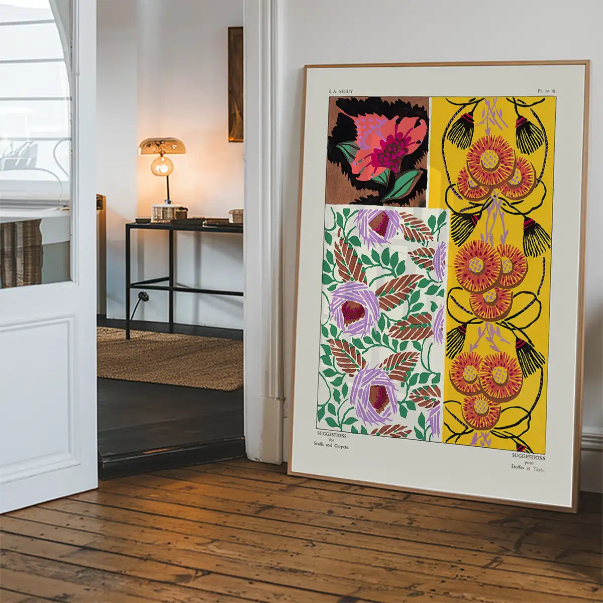 Emile-Alain Séguy Art Nouveau Pattern Print 038