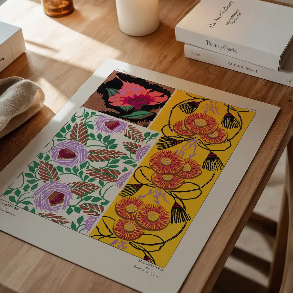 Emile-Alain Séguy Art Nouveau Pattern Print 038