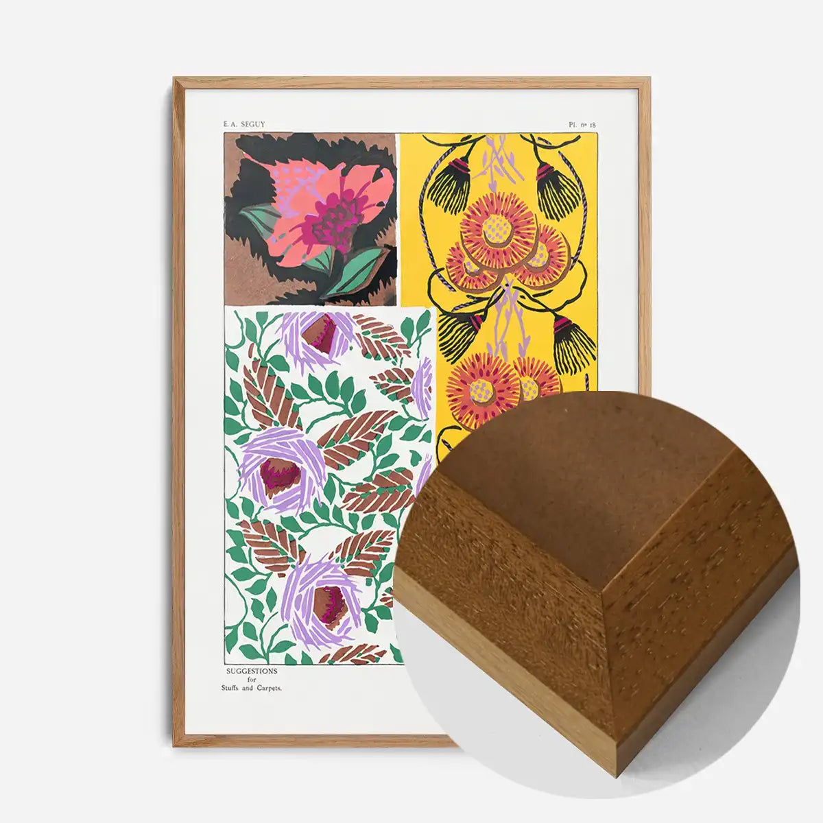 Emile-Alain Séguy Art Nouveau Pattern Print 038