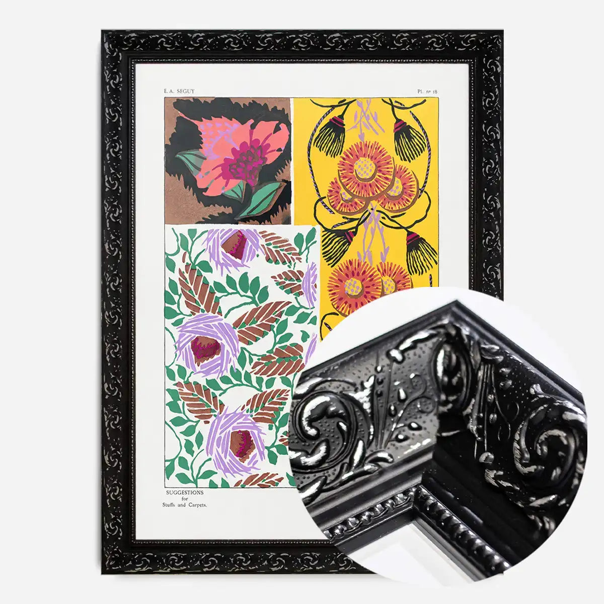 Emile-Alain Séguy Art Nouveau Pattern Print 038